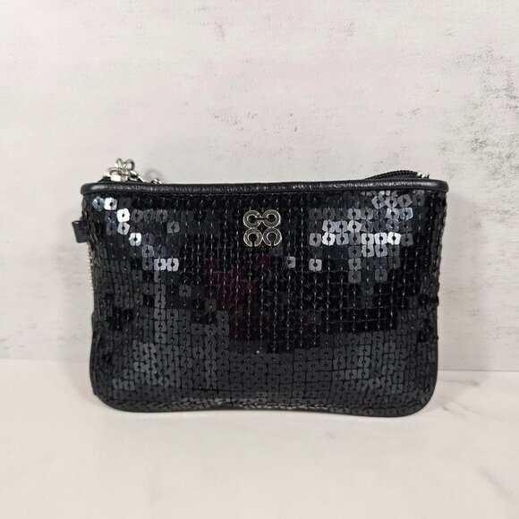 Coach Black Universal Sequins Wristlet - Picture 2 of 7